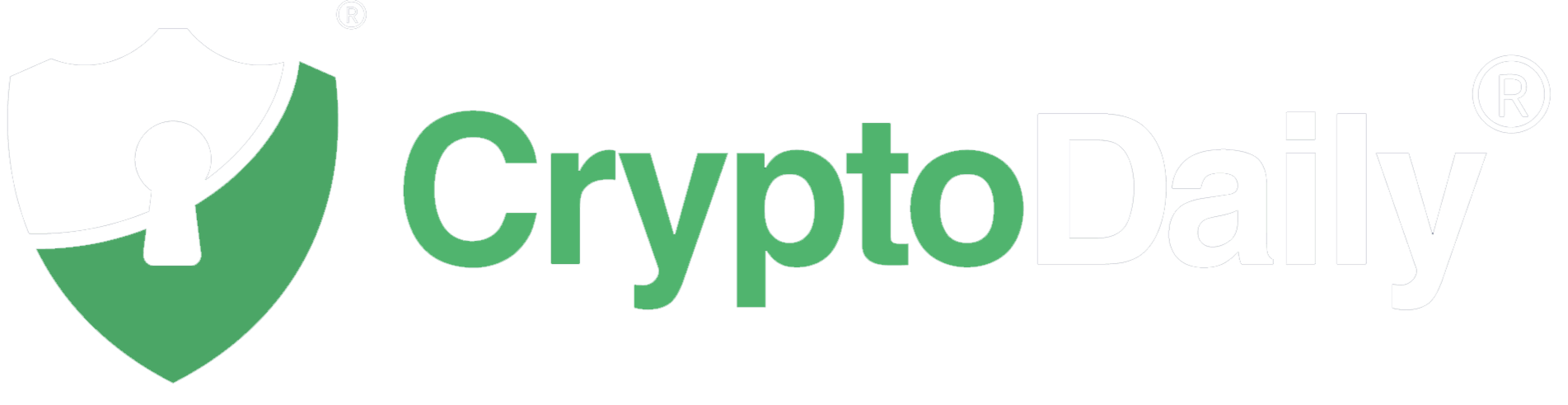 CryptoDaily logo png white